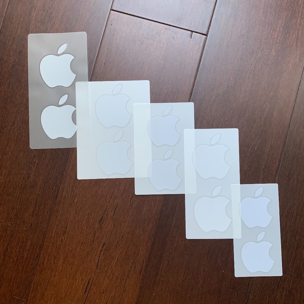 10 Authentic Apple Stickers